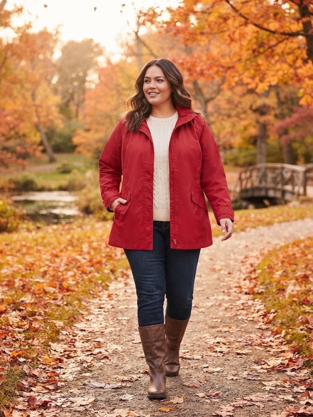 L.L. Bean Raincoat Jacket Women’s Plus Size Fall Winter 2X XXL Gorpcore Classic